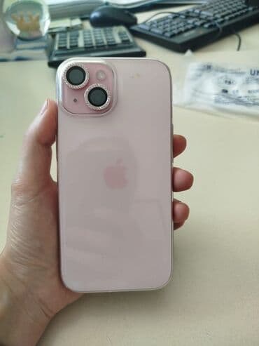 куплю бу холодильник: IPhone 15, 128 ГБ, Розовый, Face ID — 2