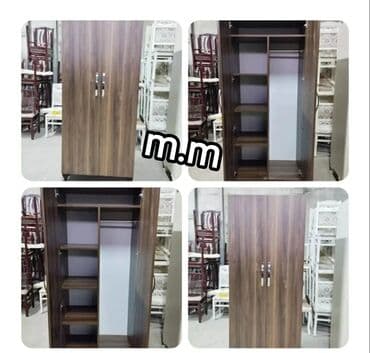 metbex şkafı: Yeni, Açılan, 2 qapılı Düz dolab, Qarderob, paltar dolabı — 1