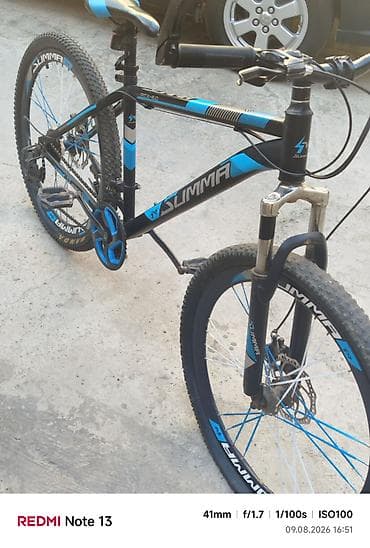 bravoda velosiped: SUMMA ATX 6.0 dağ velosipedi - Çərçivə: yüngül ərintidən, qara-mavi — 1