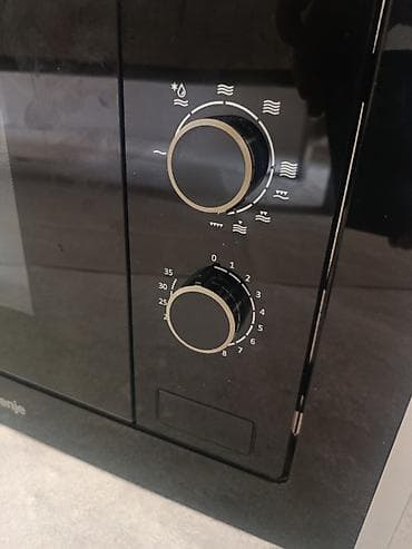 samsung mikrodalğalı soba: Mikrodalğalı soba Gorenje, Quraşdırılan, Mikrodalğalar ilə, rəng - Qara, Yeni — 2