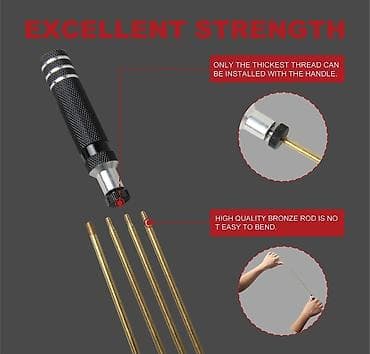 Alət dəstləri: PCP tir və qatlanan tirlər üçün tam peşəkar lülə təmizləmə dəsti. 4.5 — 6