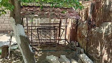 Metall konstruksiyalı dam örtüklü çardaq/tonqalxana çərçivəsi — 2