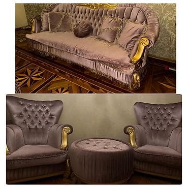 İşlənmiş, Divan, 2 kreslo