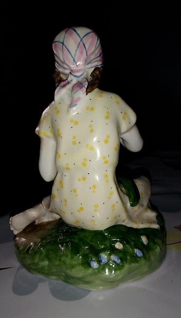 Очень редкая скульптура ЛФЗ "Девочка с венком".Мечта коллекционера! В — 3