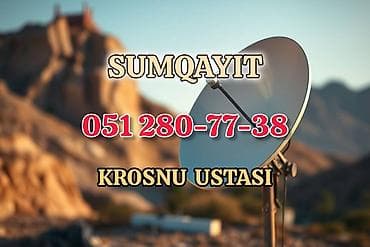 Krosnu ustasi sumqayit krosnu antena təmi̇ri̇, quraşdirilmasi