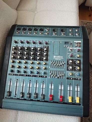 səs gucləndirci: Yamaha Professional Mixer PM60-MP3 və səsgücləndirici sistem dəsti — 1