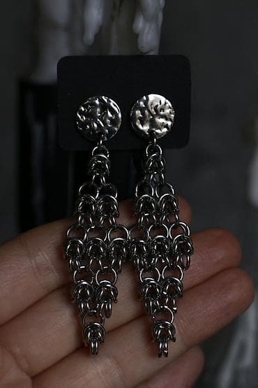 Серьги. Продаю украшения ручной работы, выполненные в технике — 2