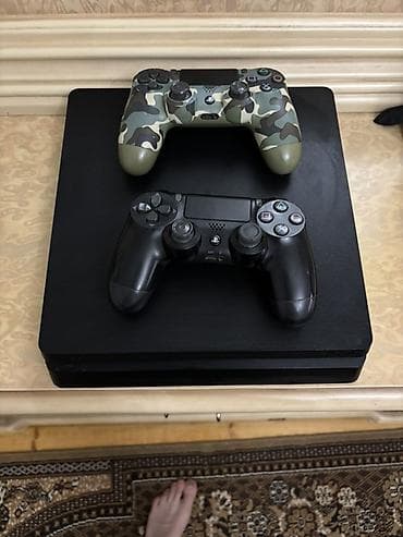 pleys: PlayStation 4 Slim oyun konsolu Xüsusiyyətlər: - Rəng: qara, yığcam — 3