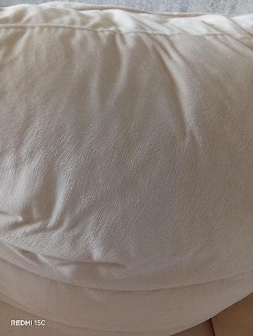 tek kreslo: Bej rəngli yumşaq mebel dəsti - Tərkib: 3 nəfərlik divan + geniş 2 — 5