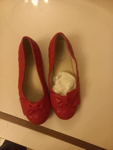rezin botlar: Məhsul: Qırmızı baletka ayaqqabılar - Brend: Dior (daxili və alt — 1