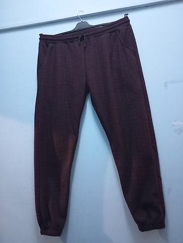 klassik şalvar: Qadın üçün palto parçasından isti və rahat cibli beli rezinlidir — 5