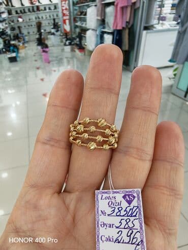 qızılların qiyməti: Üzük, Pandora, Sarı qızıl, 585 Əyar — 3