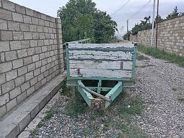 Tək oxlu kənd təsərrüfatı qoşqusu - Metal şassi, möhkəm konstruksiya