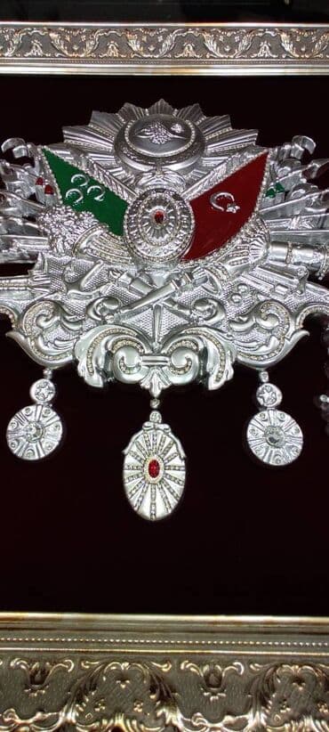 idman şəkilləri: Osmanlı Tuğrası Bakıda. qızılı və gümüşü rənglərdə hazırlamışam. İdeal — 5