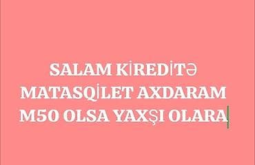 Elan: Kreditlə motosiklet axtarılır Axtarılan model: M50 (üstünlük