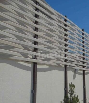 забор сетка: Gün qrıcı., üfüqi zolaqlı metal hasar. Bu cür hasarlar həyətlər və — 3