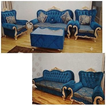 İşlənmiş, Divan, 2 kreslo