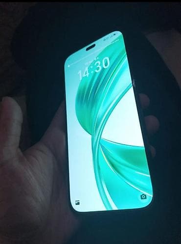 telefon 500: Honor X8b, 256 GB, rəng - Qara, Barmaq izi — 1