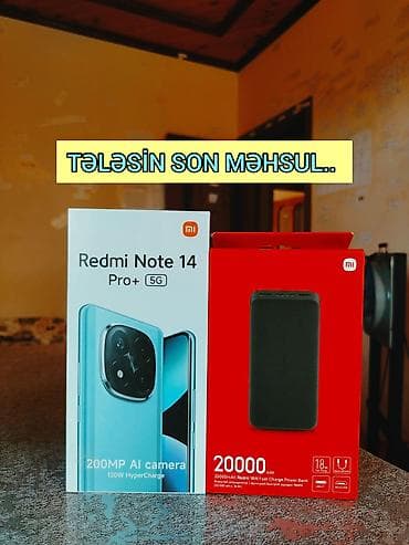 Бумага: 🎯 Həm sürətli, həm güclü! Redmi Note 14 Pro+ 5G 📱 8/256 GB 💾 Lənkəran — 3