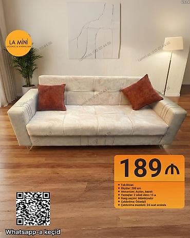 interturan mebel: Divan, Açılan, Bazalı, Ödənişli çatdırılma — 1