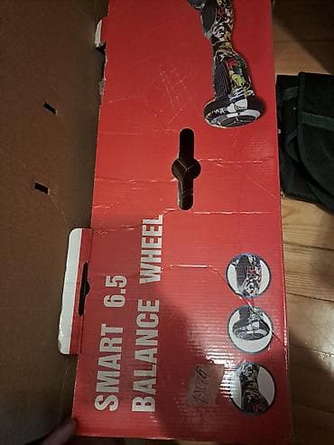 biologiya 6: Hovərbord (self-balance scooter) – 6.5 düym təkərli, parlaq qızılı — 6
