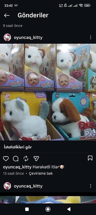 traktor oyuncaq: Hərəkətli oyuncaqlar – it və pişik modelləri - Marka: Lovely Pet / — 1