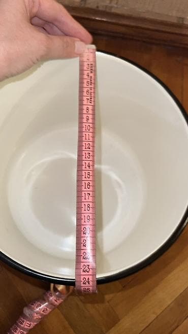 tavalar: Qazan, rəng - Bej, 3 l, 24 sm, SSRİ — 3