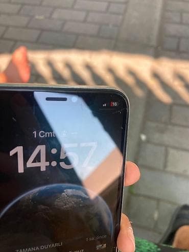 iphone xs max en ucuz: IPhone X, Gümüşü, Qırıq — 6