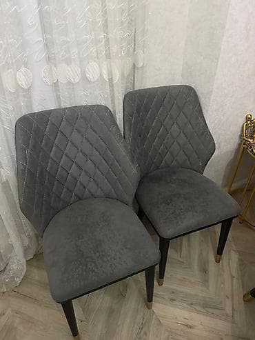 Qonaq otağı üçün, Qatlanmayan, rəng - Boz Stul