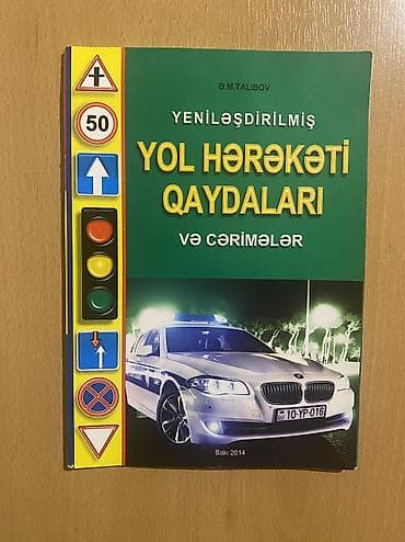 yol qaydaları kitabı: Yol hərəkəti üzrə tədris və imtahan kitabları dəsti
Whtsp var — 3