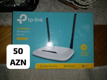 naxtel elaqe: TP-Link şirkətinin 300 Mbps sürətli simsiz N routeri. Kompakt dizaynı — 1