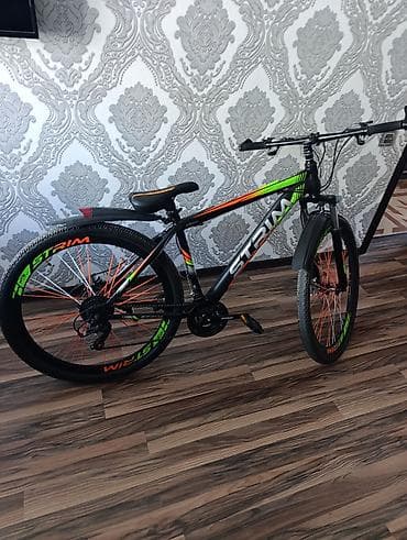 mini velosiped: STRIM XT 3900 dağ velosipedi - Çərçivə: yüngül ərintili, qara rəng — 3
