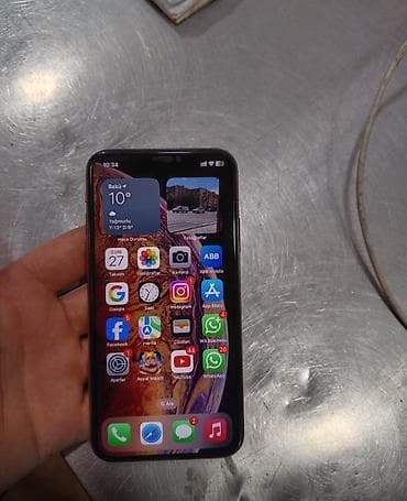 iphone x gence: IPhone Xs, Qızılı, Face ID — 4