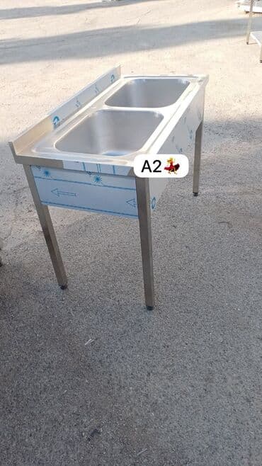 воздуховоды оцинкованные цена: AYNUR 2💃 🪄Resdoran ücün 🪄2li moyka 120×60 🪄Təzə 🪄Paslanmaz 💶Qiymət — 1