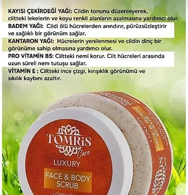 ucuz kask: Təzə. Üz və vücüd skrabı. böyük kab. 10 manat. Vitamin terkibli — 3