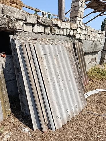 Məhsul: Tikinti materialları dəsti Tərkib: - Dalğalı şifer vərəqləri
