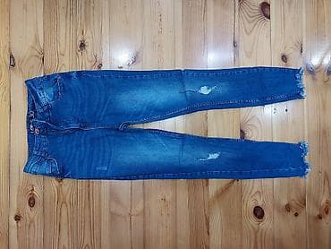 cins sumka: FB Sister qadın cins şalvarı - Model: Skinny, super high waist — 1