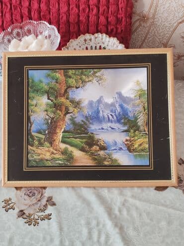 umivalnik satilir: Ramkada şəkil satılır. 28/36 sm dir. Şüşəsiz dir. Sovetden qalma — 2