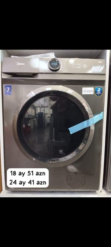 paltaryuyan masin: Paltaryuyan maşın Indesit, 9 kq, Yeni, Avtomat, Qurutmasız, Kredit var, Pulsuz çatdırılma — 2