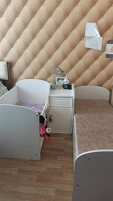 Uşaq otağı üçün kombinə edilmiş dəst: beşik + uşaq çarpayısı + komod + — 2