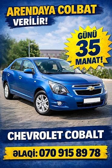 Təlim, kurslar: Chevrolet Cobalt – icarəyə verilir - Sedan kuzov, şəhər və uzun yol — 1