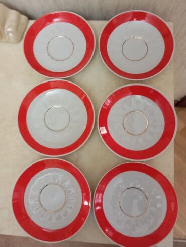 Süfrə ləvazimatları: Nəlbəkilər, 12 ədədli dəst, rəng - Ağ, Farfor — 2