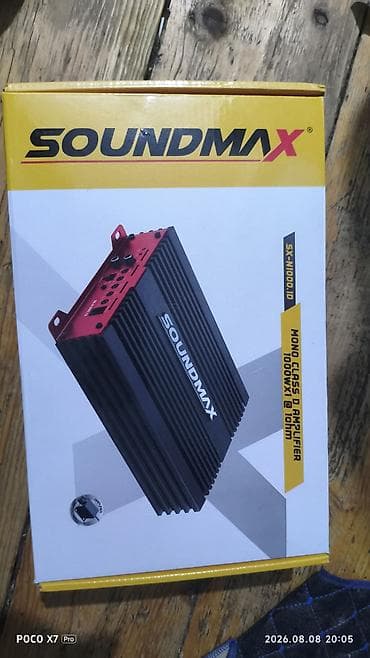korpuslar: SOUNDMAX SX-N1000.1D monoblok avtomobil gücləndiricisi - Sinif: Class — 1