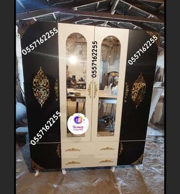 laminat qiyməti: Yeni, 4 qapılı Düz dolab, Dolab-asılqan — 1