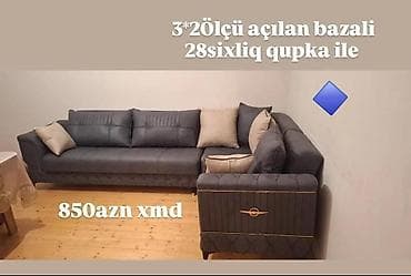 mebel divanlar: Künc divan, Yeni, Açılan, Bazalı — 1