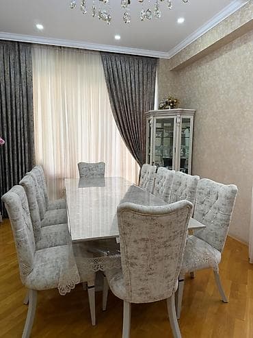 ag masa: Klassik üslubda yemək otağı dəsti - Rəng: açıq krem/ivori tonlarında — 6