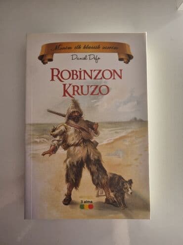 ZİL: Məhsul: Kitab – “Robinzon Kruzo” Müəllif: Daniel Defo Seriya: “Mənim — 1