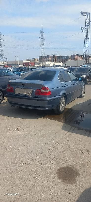 авто базар: BMW 3 Series E46 sedan - Kuzov: 4 qapılı sedan, mavi/metalik rəng - — 4