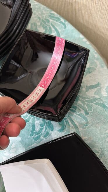 sushi: Nahar dəsti, rəng - Qara, Şüşə, 6 nəfərlik — 5