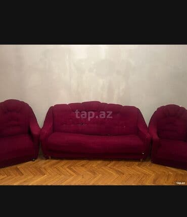 iwlenmiw masa: İşlənmiş, Divan, Jurnal masası, 2 kreslo — 2